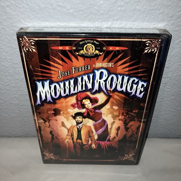 Dvd Sealed New Moulin Rouge Not Rated MGM Jose Ferrer John Huston Pierre La Mure - Picture 1 of 3